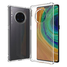 Huawei Mate 30 Pro用極薄ソフトケース シリコンケース 耐衝撃 全面保護 クリア透明 K06 ファーウェイ クリア