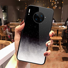 Huawei Mate 30E Pro 5G用ハイブリットバンパーケース プラスチック 星空 鏡面 カバー ファーウェイ ブラック