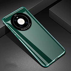 Huawei Mate 40用ハードケース プラスチック 質感もマット カバー P01 ファーウェイ グリーン