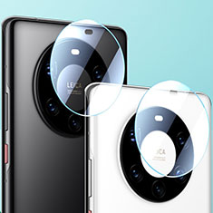 Huawei Mate 40 Pro+ Plus用強化ガラス カメラプロテクター カメラレンズ 保護ガラスフイルム ファーウェイ クリア