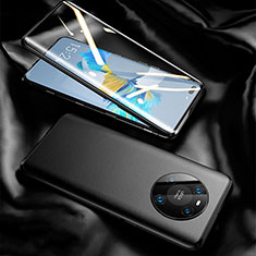 Huawei Mate 40E Pro 5G用360度 フルカバー ケース 高級感 手触り良い アルミメタル 製の金属製 K02 ファーウェイ ブラック