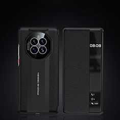 Huawei Mate 50用手帳型 レザーケース スタンド カバー JB3 ファーウェイ ブラック