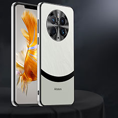 Huawei Mate 50用ハードケース プラスチック 質感もマット カバー AT1 ファーウェイ ホワイト