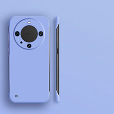 Huawei Mate 60用ハードケース プラスチック 質感もマット フレームレス カバー ファーウェイ パープル