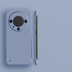 Huawei Mate 60用ハードケース プラスチック 質感もマット フレームレス カバー ファーウェイ ラベンダーグレー