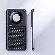 Huawei Mate 60 Pro用ケース 高級感 手触り良い アルミメタル 製の金属製 カバー ファーウェイ ブラック