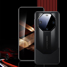 Huawei Mate 60 Pro+ Plus用ケース 高級感 手触り良いレザー柄 JL2 ファーウェイ ブラック