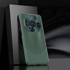 Huawei Mate 60 Pro+ Plus用ケース 高級感 手触り良いレザー柄 JL1 ファーウェイ グリーン