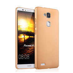 Huawei Mate 7用ハードケース プラスチック 質感もマット ファーウェイ ゴールド