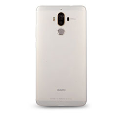 Huawei Mate 9用極薄ケース クリア透明 プラスチック ファーウェイ ホワイト