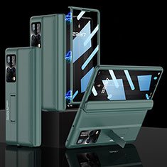 Huawei Mate X2用ハードケース プラスチック 質感もマット カバー スタンド AC1 ファーウェイ グリーン