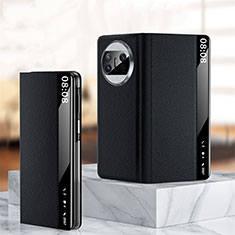 Huawei Mate X5用手帳型 レザーケース スタンド カバー QK2 ファーウェイ ブラック