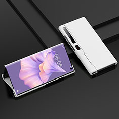 Huawei Mate Xs 2用ハードケース プラスチック 質感もマット 前面と背面 360度 フルカバー BH2 ファーウェイ ホワイト