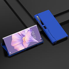 Huawei Mate Xs 2用ハードケース プラスチック 質感もマット 前面と背面 360度 フルカバー BH2 ファーウェイ ネイビー