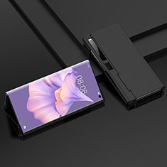 Huawei Mate Xs 2用ハードケース プラスチック 質感もマット 前面と背面 360度 フルカバー BH2 ファーウェイ ブラック