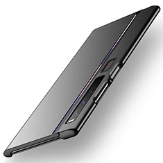 Huawei Mate Xs 2用ハードケース プラスチック 質感もマット 前面と背面 360度 フルカバー YK1 ファーウェイ ブラック