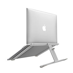 シルバー Huawei MateBook D14 (2020)用ノートブックホルダー ラップトップスタンド T12 ファーウェイ シルバー