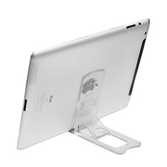 Huawei Matebook E 12用スタンドタイプのタブレット ホルダー ユニバーサル T22 ファーウェイ クリア