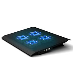 Huawei MateBook X Pro (2020) 13.9用ノートブックホルダー クーラー 冷却パッド ファン ラップトップスタンド 9インチ〜16インチ M04 ファーウェイ ブラック