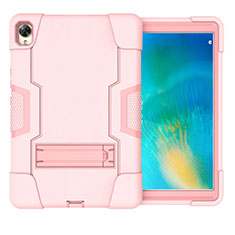 Huawei MatePad 10.8用ハイブリットバンパーケース スタンド プラスチック 兼シリコーン カバー ファーウェイ ピンク