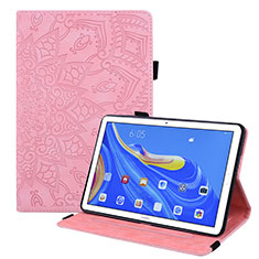 Huawei MatePad 10.8用手帳型 レザーケース スタンド カバー ファーウェイ ピンク