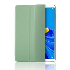 Huawei MatePad 10.8用手帳型 レザーケース スタンド カバー L01 ファーウェイ ライトグリーン
