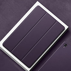 Huawei MatePad 10.8用手帳型 レザーケース スタンド カバー L02 ファーウェイ パープル