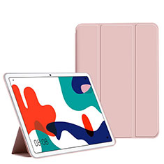 Huawei MatePad用手帳型 レザーケース スタンド カバー L02 ファーウェイ ピンク