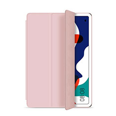 Huawei MatePad用手帳型 レザーケース スタンド カバー L03 ファーウェイ ピンク