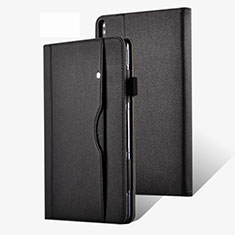 Huawei MatePad Pro 5G 10.8用手帳型 レザーケース スタンド カバー ファーウェイ ブラック