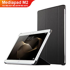 Huawei MediaPad M2 10.0 M2-A01 M2-A01W M2-A01L用手帳型 レザーケース スタンド L02 ファーウェイ ブラック