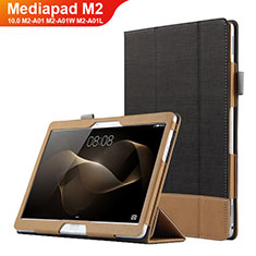 Huawei MediaPad M2 10.0 M2-A01 M2-A01W M2-A01L用手帳型 レザーケース スタンド L03 ファーウェイ ブラック