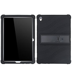 Huawei MediaPad M6 10.8用360度 フルカバー極薄ソフトケース シリコンケース 耐衝撃 全面保護 バンパー ファーウェイ ブラック