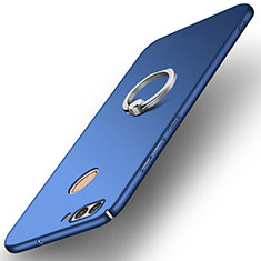 Huawei Nova 2用ハードケース プラスチック 質感もマット アンド指輪 A01 ファーウェイ ネイビー