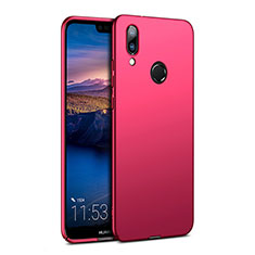 Huawei Nova 3e用ハードケース プラスチック 質感もマット ファーウェイ レッド