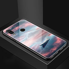 Huawei Nova 3i用ハイブリットバンパーケース プラスチック パターン 鏡面 カバー ファーウェイ マルチカラー