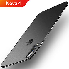 Huawei Nova 4用ハードケース プラスチック カバー ファーウェイ ブラック