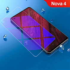Huawei Nova 4用アンチグレア ブルーライト 強化ガラス 液晶保護フィルム ファーウェイ クリア