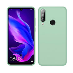 Huawei Nova 4e用360度 フルカバー極薄ソフトケース シリコンケース 耐衝撃 全面保護 バンパー C04 ファーウェイ グリーン