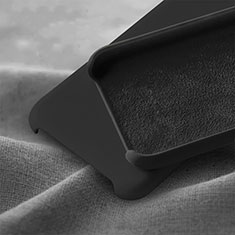 Huawei Nova 4e用360度 フルカバー極薄ソフトケース シリコンケース 耐衝撃 全面保護 バンパー C01 ファーウェイ ブラック