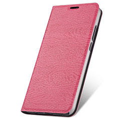 Huawei Nova 5 Pro用手帳型 レザーケース スタンド カバー T14 ファーウェイ ピンク