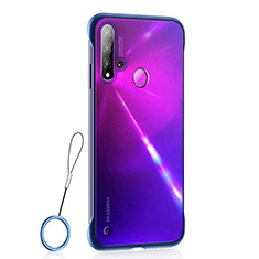 Huawei Nova 5i用ハードカバー クリスタル クリア透明 S01 ファーウェイ ネイビー