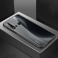 Huawei Nova 5i用ケース 高級感 手触り良い アルミメタル 製の金属製 カバー T01 ファーウェイ ブラック