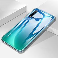 Huawei Nova 5i用極薄ソフトケース シリコンケース 耐衝撃 全面保護 クリア透明 K04 ファーウェイ クリア