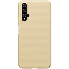 Huawei Nova 5T用ハードケース プラスチック 質感もマット カバー P01 ファーウェイ ゴールド