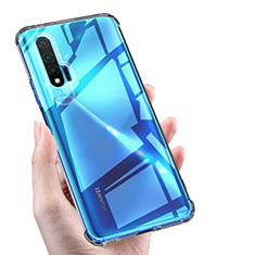 Huawei Nova 6 5G用極薄ソフトケース シリコンケース 耐衝撃 全面保護 クリア透明 K02 ファーウェイ クリア