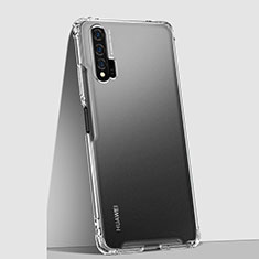 Huawei Nova 6 5G用極薄ケース クリア透明 プラスチック 質感もマットU02 ファーウェイ クリア