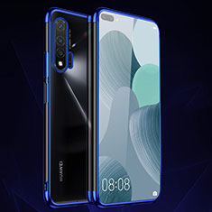 Huawei Nova 6用極薄ソフトケース シリコンケース 耐衝撃 全面保護 クリア透明 S05 ファーウェイ ネイビー