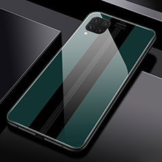 Huawei Nova 7i用ハイブリットバンパーケース プラスチック 鏡面 カバー T01 ファーウェイ グリーン