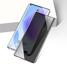 Huawei Nova 8 Pro 5G用反スパイ 強化ガラス 液晶保護フィルム M01 ファーウェイ クリア